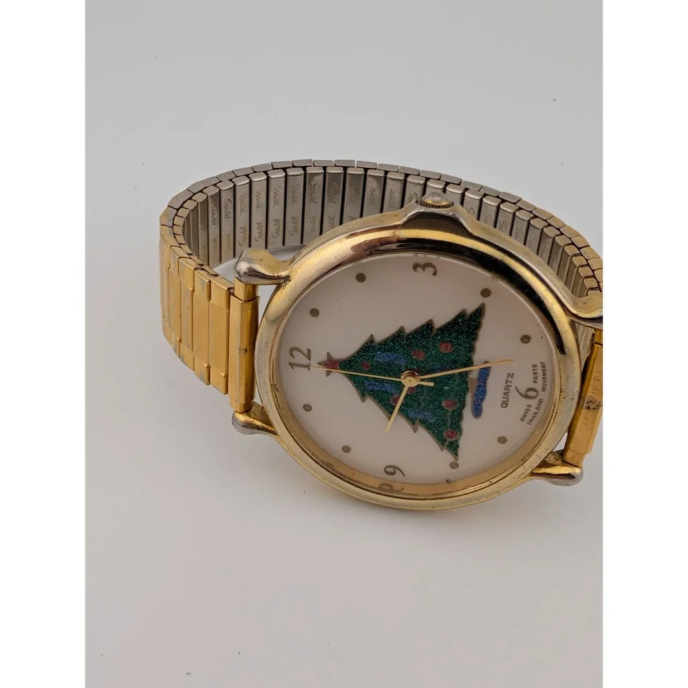 Vintage Servon Christmas Tree Swiss Watch 7.5